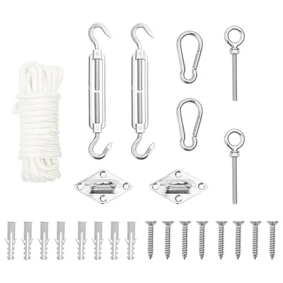 Gossi set de accesorii parasolar, 9 piese, otel inoxidabil