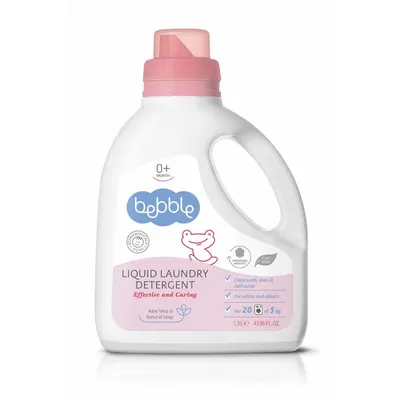Detergent lichid, Bebble, Pentru hainele bebelusului, 1.3litri, 0luni+