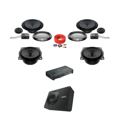Pachet difuzoare auto cu subwoofer Škoda Fabia I 6Y facelift 1999 - 2007 Audison Prima 1000 W