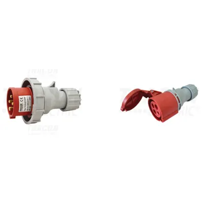 Pachet Industrial IP67 Trifazat: Fisa si Priza, 16A, 400V - Conexiuni Extreme