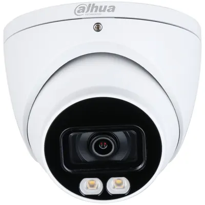 Camera Full Color Starlight HDCVI Dahua HAC-HDW1509T-A-LED-0280B-S3, 5MP, lentila 2.8mm, lumina alba 40m, microfon, IP67
