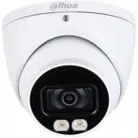 Camera Full Color Starlight HDCVI Dahua HAC-HDW1509T-A-LED-0280B-S3, 5MP, lentila 2.8mm, lumina alba 40m, microfon, IP67