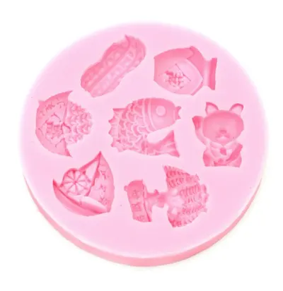 Mold de silicon (formă) Em Art - Motive marine, 92 x 12 mm