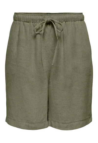 Pantaloni scurti dama 15333032 - Viscoza/In - Verde - Verde