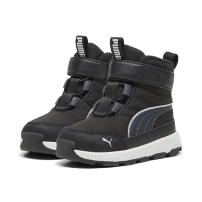 Încălțăminte fitness copii izolație, închidere cu bandă Evolve, verde PUMA