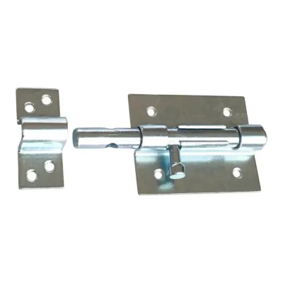 Zavor usa sau poarta, blocare lacat, lungime 108 mm, complet galvanizat
