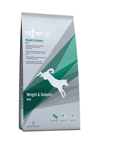 TROVET Weight&Diabetic WRD hrana dietetica caini obezi sau diabet 3 kg