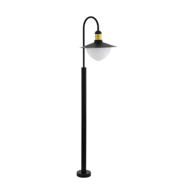 Lampa pardoseala SIRMIONE negru, gold 220-240V,50/60Hz IP44
