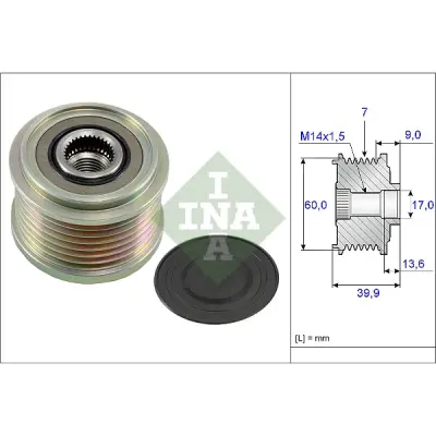 Sistem roata libera, generator INA 535 0215 10