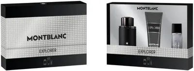 Mont Blanc Explorer Set- Apă de parfum , 100 și 15 ml + Gel de duș, 100 ml