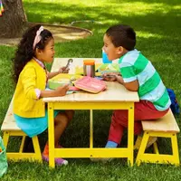 Cutie Bento Lunch Munchkin cu ustensile din inox 18L+ yellow