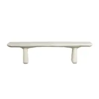 Bancă de grădină fildeș din plastic Loggia – WOOOD