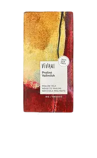 Ciocolata cu praline si lapte integral Bio, 100g, Vivani