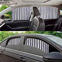 Set 4 parasolare retractabile auto, geamuri laterale, Argintiu