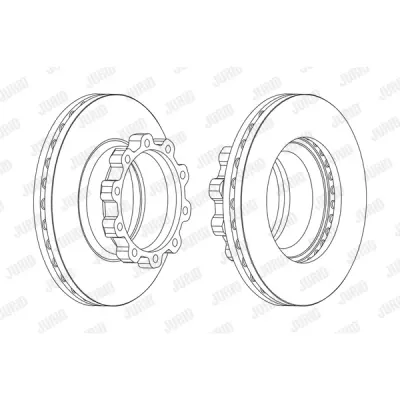 Disc frana JURID 567500J