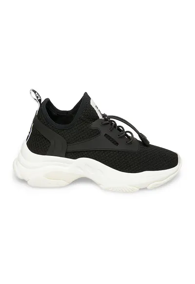 Pantofi sport Match-E slip-on cu insertii din plasa - Negru/Alb optic
