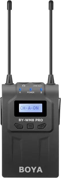 Receiver wireless Boya - BY-RX8 Pro, negru