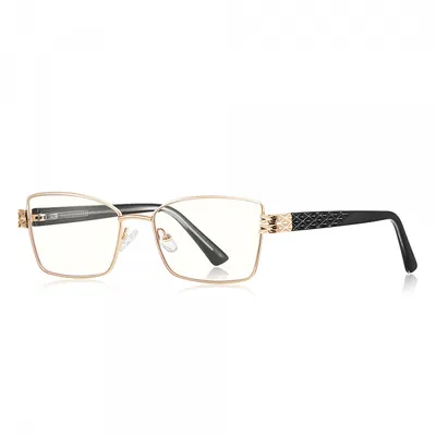 Ochelari De Calculator Dama Techsuit 3171, Anti-Blue Light, Negri Aurii