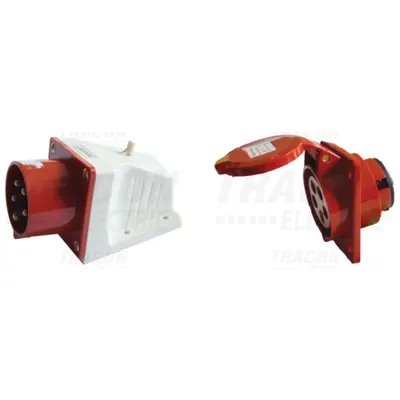 Pachet Conectare Industriala Sigura: Fisa Aparenta si Priza Incorporabila Oblica TICS 16A 400V