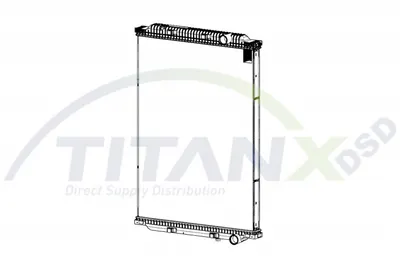 Radiator racire motor (fara rama) potrivit RVI KERAX, PREMIUM 2 DXi11 DXi13 10.05