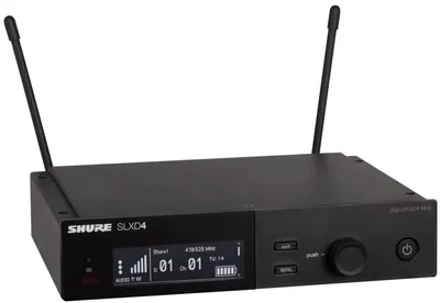 Receiver wireless Shure - SLXD4E-K59, negru