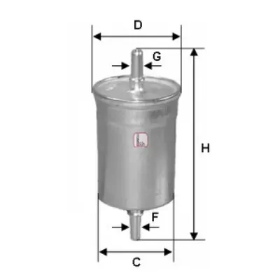 Filtru combustibil SOFIMA S 1850 B