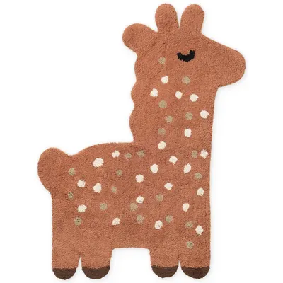 Covor pentru copii maro lavabil/țesut manual din bumbac 89x120 cm Snuggle Gino – Hanse Home