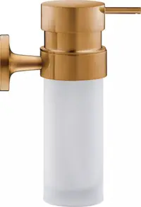 Dozator baie Duravit Starck T 0099350400, montare pe perete, 200 ml, metal/sticla, Bronz mat