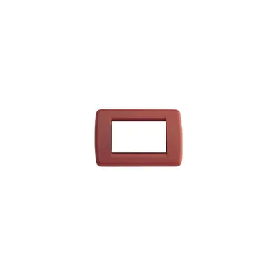 Placa ornament 2 module Rondo Vimar(Idea)Silk red