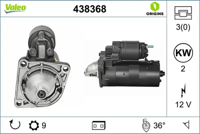 Electromotor (12v, 2kw) Potrivit Iveco Daily I, Daily Ii; Alfa Romeo 145, 146, 147, 156, 159, Gt, Mito; Cadillac Bls; Chevrolet Cruze, Malibu; Fiat Brava, Bravo I, Bravo Ii, Croma 1.3d-2.5d 01.78