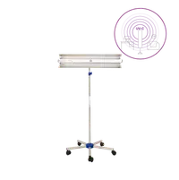 Dispozitiv de dezinfectie cu lumina ultravioleta UV-C (lampa UV-C) LBA-ER 2x30W, cu montare pe stativ mobil
