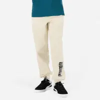 Pantalon de trening Educație fizică PUMA Bej cu imprimeu Copii