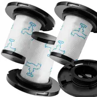 Set 3 filtre NewEvo pentru aspiratoare Tefal Rowenta X-Force Flex 11.60, 12.60, 14.60, lavabile