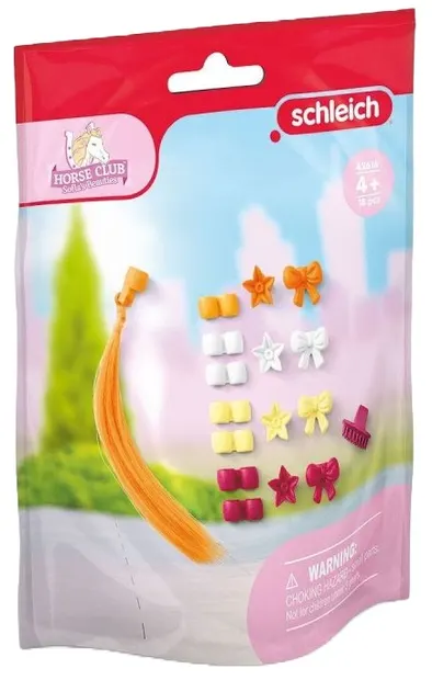 Set de jucării Schleich Horse Club - Accesorii pentru agățat coama calului