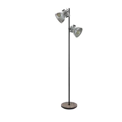 Lampa pardoseala BARNSTAPLE brown-patina, negru 220-240V,50/60Hz