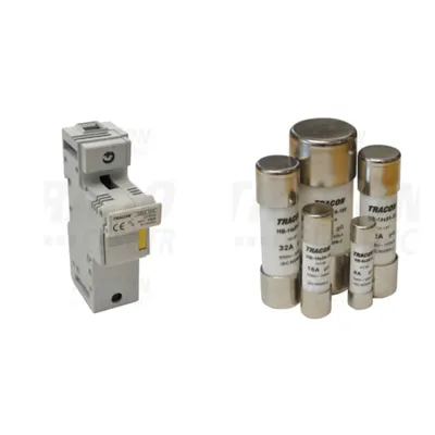 Pachet Protectie Maxima Monofazata: Soclu Siguranta 1P 100A + Siguranta Cilindrica 100A