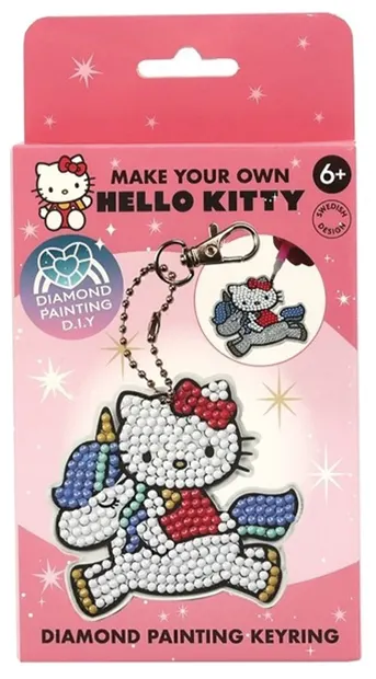 Set creativ Micki - Breloc cu diamante DIY Hello Kitty and friends