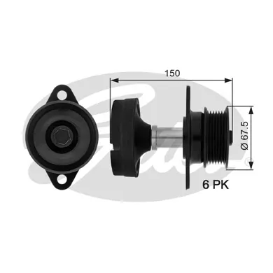Fulie alternator FORD FOCUS 1.8D intre 1998-2005
