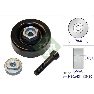 rola intinzator, curea transmisie INA 531 0864 10