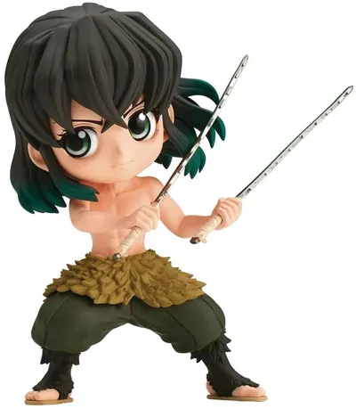 Statuetă Banpresto Animation: Demon Slayer - Inosuke Hashibira II (Ver. B) (Q Posket), 13 cm
