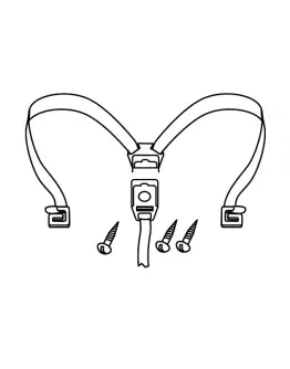 Flexible strap SHAD D1B4CGR for SH42 SH43 SH46