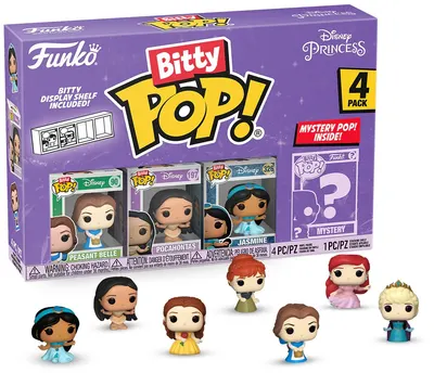 Set mini figurine Funko Bitty POP!: Disney Princess - 4-Pack (Series 2)