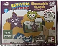 Puzzle educativ vorbitor Jagu - Forme geometrice, 30 de piese