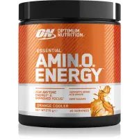 Optimum Nutrition Amino Energy complex de aminoacizi cu cafeina aroma Orange Cooler 270 g