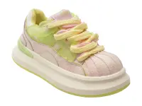 Pantofi sport GRYXX roz, 3708, din material textil si piele naturala