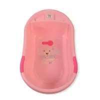 Cadita de baie cu suport Moni Lilly pink