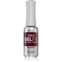 Orly Gelfx Gel unghii cu gel folosind UV / lampă cu LED culoare Red Rock 9 ml