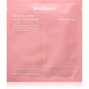 Biodance Bio-Collagen Real Deep Mask mască intensă cu hidrogel hidrateaza pielea si inchide porii