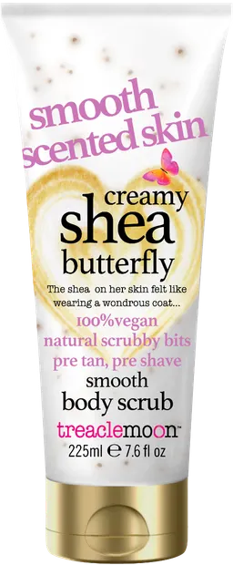 Exfoliant pentru corp Shea Butterfly, 225ml, Treaclemoon
