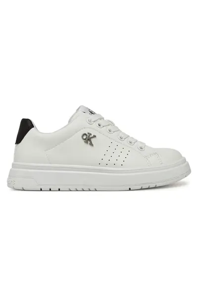 Pantofi sport pentru Fete - low cut lace-up sneaker - V3X9-82085-1355X002 - Alb - Alb